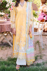 Manara by Maria Asif Baig Unstitched 3 Piece Luxury Lawn Collection'2023-ML-04-Liliana