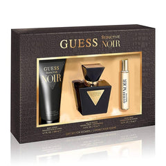 Guess Seductive Noir For Women Set Edt 75Ml+Edt 15Ml+Body Lotion 100Ml+Pouch