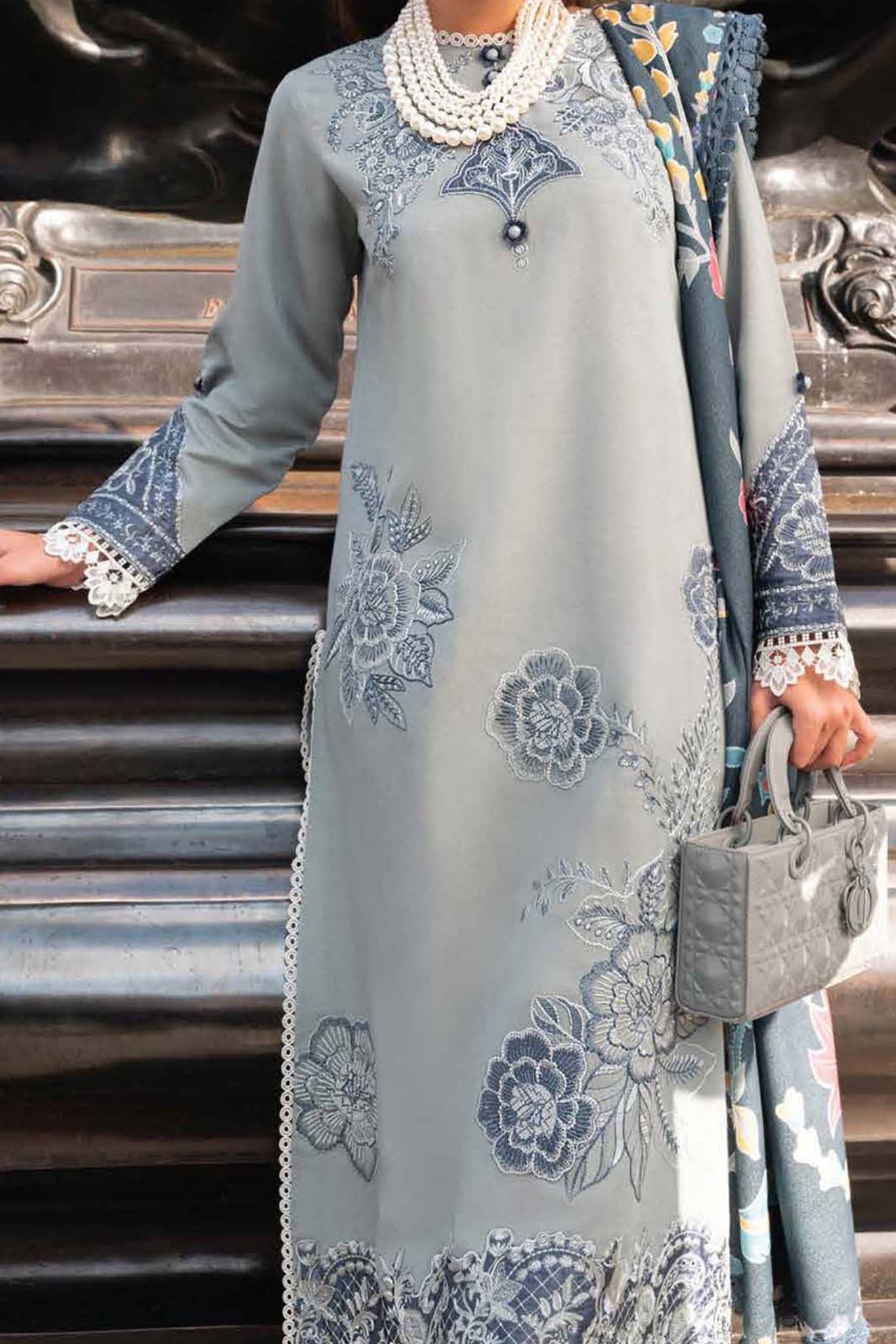 Broadway by Mushq Unstitched 3 Piece Winter Collection'2023-MNW-09