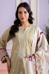 Zellbury Unstitched 3 Piece Lawn Vol-04 Suit-WUS26E30444