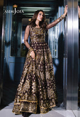 Asim Jofa Designers Limited Edition Ajffd-07 Embroidered Net Stitched 3 Pcs