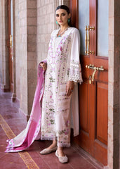 Bloom By Saira Shakira Unstitched 3 Piece Luxury Lawn Suit-01-A-Zerene