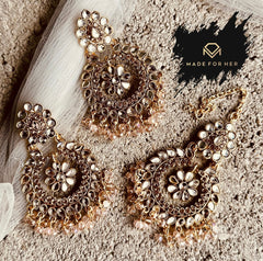 Made For Her-Noor-e-Nazakat - Earrings & Tikka - KWA1003