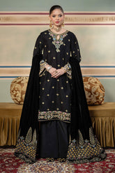 M Basics By Maria B Unstitched 3 Piece Festive Suit-D-01