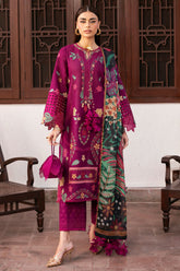 Shahkar by Jazmin Unstitched 3 Piece Luxury Emb Eid Lawn Suit-SI 26-D01