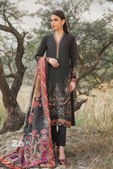 M Prints By Maria B Unstitched 3 Piece Winter Edition Suit-02-B
