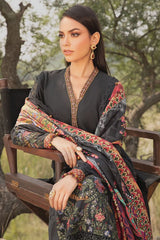 M Prints By Maria B Unstitched 3 Piece Winter Edition Suit-02-B