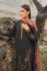 M Prints By Maria B Unstitched 3 Piece Winter Edition Suit-02-B