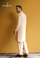 Asim Jofa Unstitched 2 Piece Egyptian Cotton Men's Eid Edit-AJUBM-03