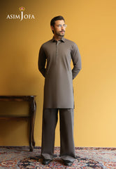 Asim Jofa Unstitched 2 Piece Egyptian Cotton Men's Eid Edit-AJUBM-10