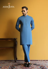 Asim Jofa Unstitched 2 Piece Egyptian Cotton Men's Eid Edit-AJUBM-09
