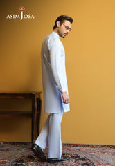 Asim Jofa Unstitched 2 Piece Egyptian Cotton Men's Eid Edit-AJUBM-07