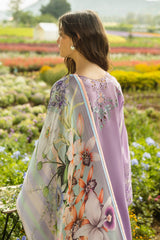 The Secret Garden Hemline By Mushq Unstitched 3 Piece Summer Suit-03-A-Pixies Blossom