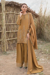 M Prints By Maria B Unstitched 3 Piece Winter Edition Suit-03-A