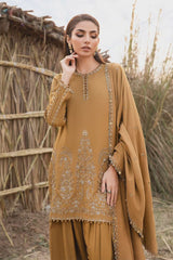 M Prints By Maria B Unstitched 3 Piece Winter Edition Suit-03-A