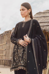 M Prints By Maria B Unstitched 3 Piece Winter Edition Suit-03-B