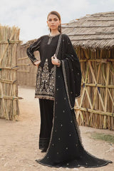 M Prints By Maria B Unstitched 3 Piece Winter Edition Suit-03-B