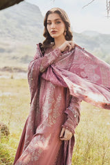 M Prints By Maria B Unstitched 3 Piece Winter Edition Suit-04-A