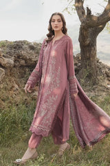 M Prints By Maria B Unstitched 3 Piece Winter Edition Suit-04-A