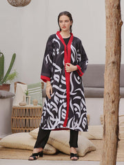 Tng By Md Stitched-Huroof Shrug | Black