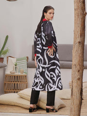 Tng By Md Stitched-Huroof Shrug | Black