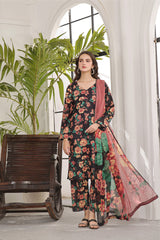 Feathers Unstitched 3 Piece Summer Collection-KNIGHT-FT351