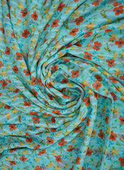 Hijab Ul Hareem Floral Printed Lawn Scarf