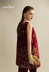 Makhmal By Asim Jofa Unstitched 2 Piece Emb Velvet Suit-AJULM-05
