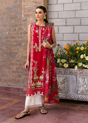 Bloom By Saira Shakira Unstitched 3 Piece Luxury Lawn Suit-06-A-Sauvage