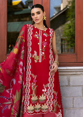 Bloom By Saira Shakira Unstitched 3 Piece Luxury Lawn Suit-06-A-Sauvage