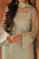 Azure Unstitched 3 Piece Luxe Festive Formals Eid Collection'2024-06-Floral Fern