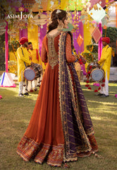 Asim Jofa Designers Limited Edition Ajdad-19 Embroidered Chiffon 2 Pcs