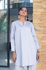 Urban Cut 2 Piece Cotton Satin Embellished Co- Ord Set
