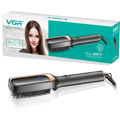 VGR-V-560 Professional Hair Straightener Brush Everyday Styling in 5 mins with Uniform Heat Technology