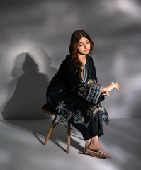 Winter Tales By Kaanthaa Stitched 2 Piece Winter Suit-Dusky Ravine | 2 pc Stitched