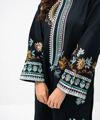 Winter Tales By Kaanthaa Stitched 2 Piece Winter Suit-Dusky Ravine | 2 pc Stitched