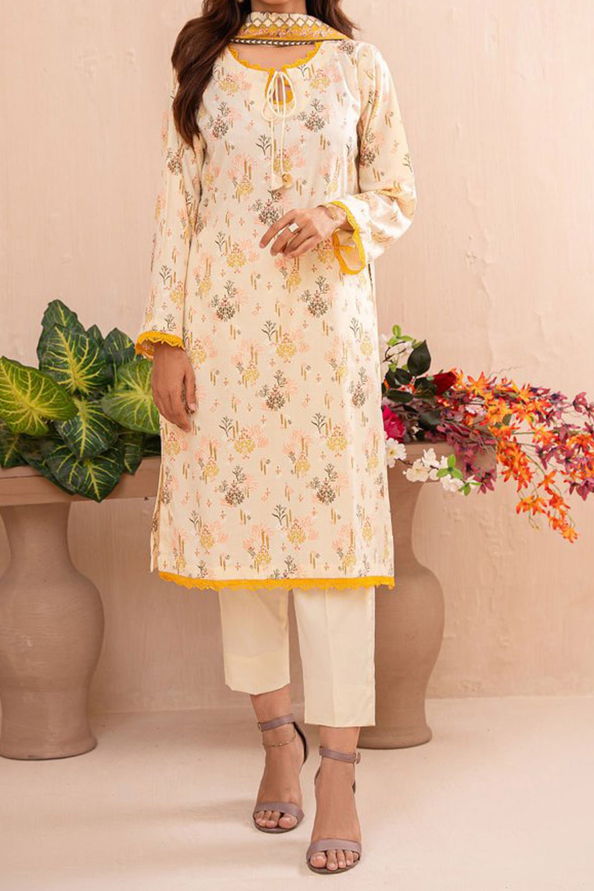 Amna Khadija Unstitched 3 Piece Wrinkle Free Prints Vol-17 Collection'2024-1095-A