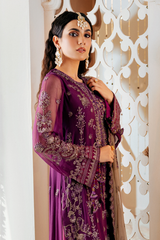 Zircon Vol 10 By Zebtan Unstitched 3 Piece Luxury Formals Suit-AFREEN ZQ-08