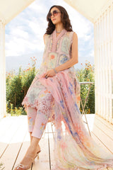 M.Prints By Maria B Unstitched 3 Piece Spring Summer Suit-11-A