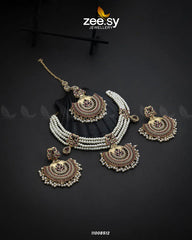 NECKLACE-0987 Red - Zeesy Jewellery