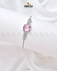 Morganite Bracelets Crsytal pink - Zeesy Jewellery