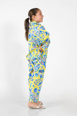 Sprinkles Stitched 2 Piece Summer Luxury Lawn Kids Suit-Marina - 2 Pcs Set - Luxury Lawn
