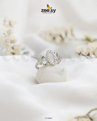 Celestia Ring Silver - Zeesy Jewellery