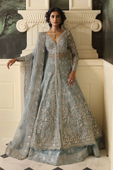 Nyra Unstitched 3 Piece Wedding Festive Suit-Jasmine