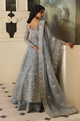 Nyra Unstitched 3 Piece Wedding Festive Suit-Jasmine