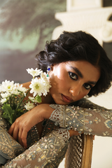 Nyra Unstitched 3 Piece Wedding Festive Suit-Jasmine