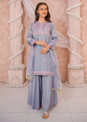 Modest Stitched 3 Piece Eid Edit Vol-02 Suit-10765-Gry