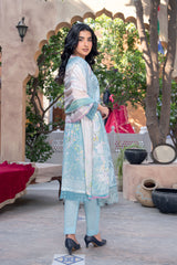 Rut Rang By Riaz Arts Unstitched 3 Piece Digital Print Emb Suit-D-01