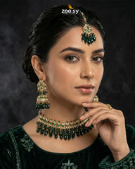 Brides Whisper Pearl Bridal Set - Zeesy Jewellery