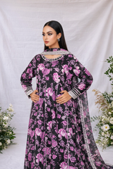 Noor E Mahal by Madiha Gohar Stitched Summer Suit-Noor e Gulzar | Premium Swiss Dress